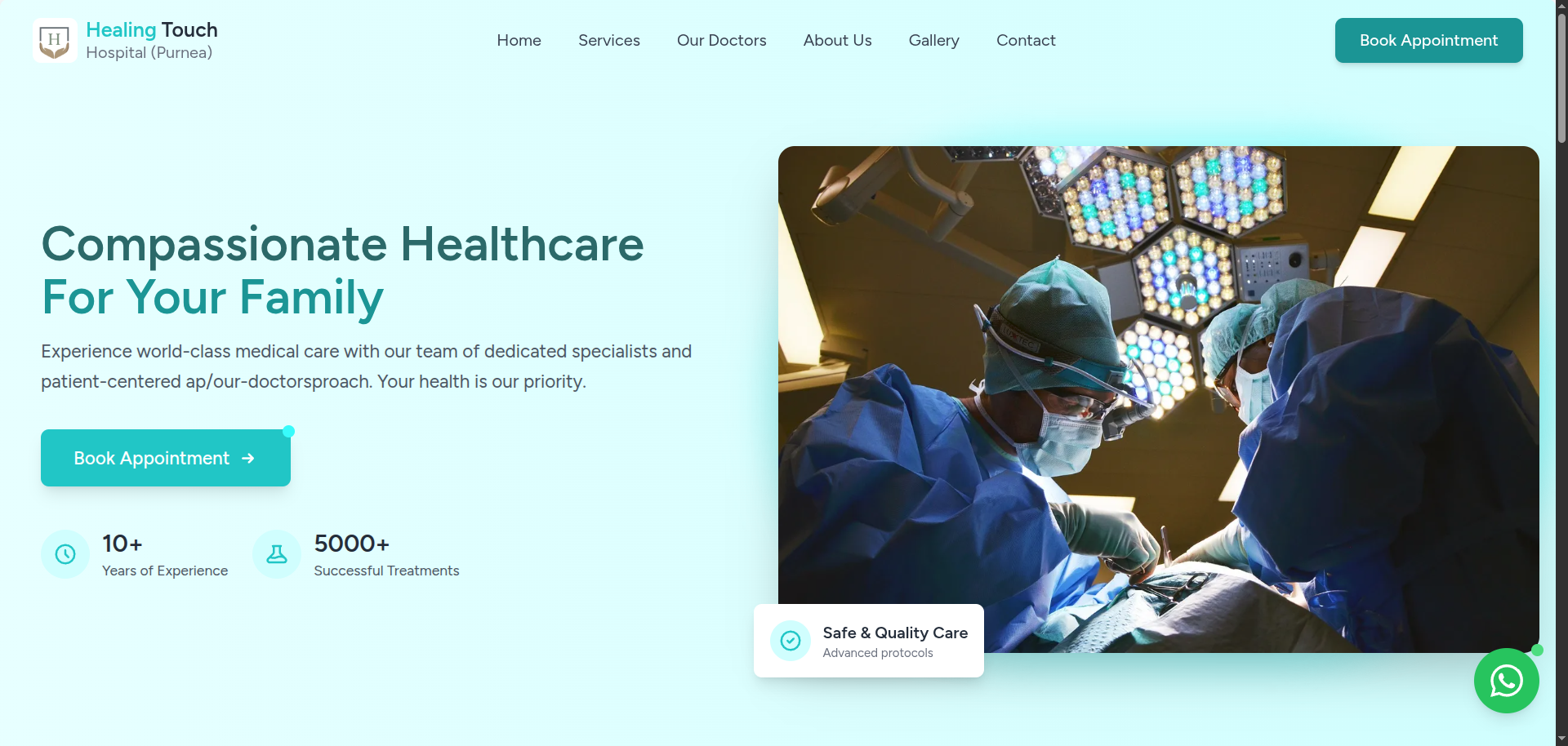 Healing Touch Purnea Screenshot